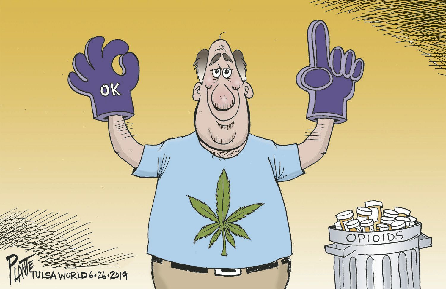 Bruce Plante Cartoon: We're (near) number one!